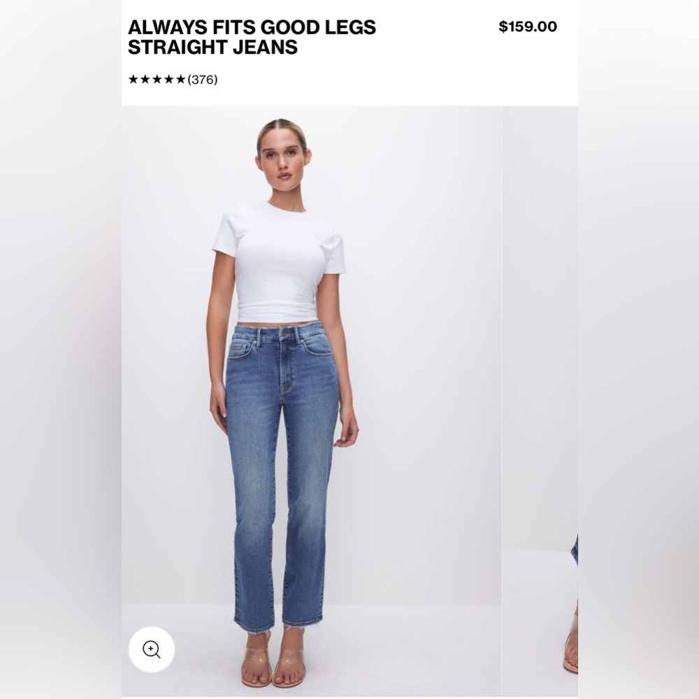 Always Fits Good Legs Straight Jeans - Blue